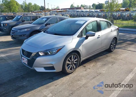 2020 Nissan Versa Sv Xtronic Cvt z USA, uszkodzony, nr VIN 3N1CN8EV9LL800243